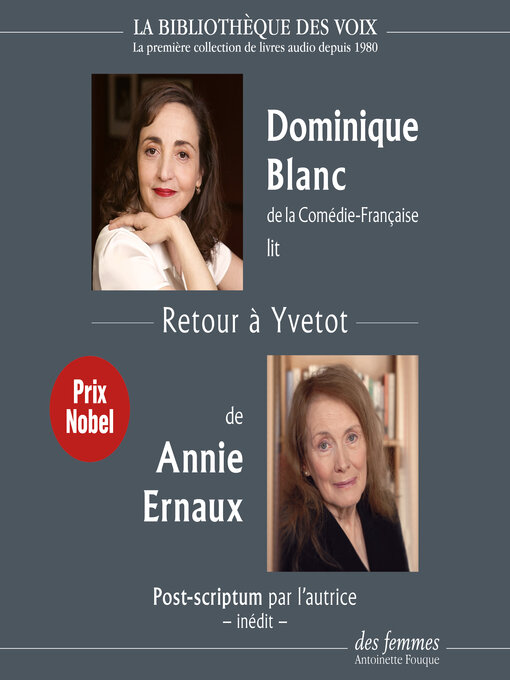Title details for Retour à Yvetot by Annie Ernaux - Available